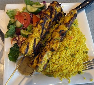 The Chicken Souvlaki also looked really good 👀 