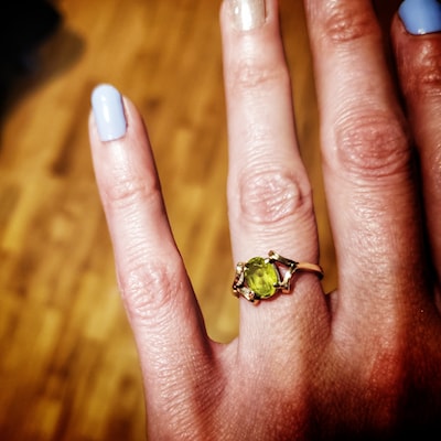 My Mother's birthstone ring from when she was a teenager