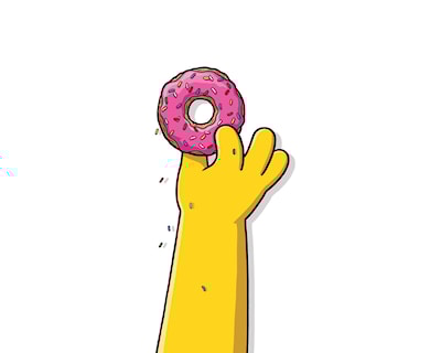 Homer Simpson donut