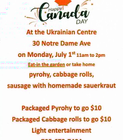 Photo by: Sudbury Ukrainian Centre