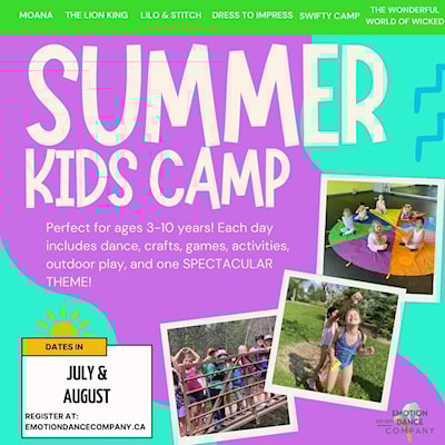 Emotion Dance Company's Summer Kid's Camps