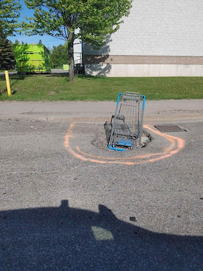 Walmart entranceway