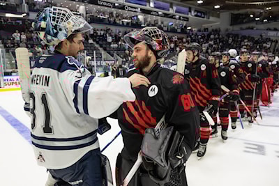 Round Robin game 6 of the 2025 Memorial Cup between the Moncton Wildcats and the Rimouski Océanic (Photo by Vincent Ethier/CHL)