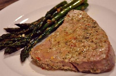 Seasoned Ahi Steak