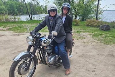 This bike was part of the ride last spring.