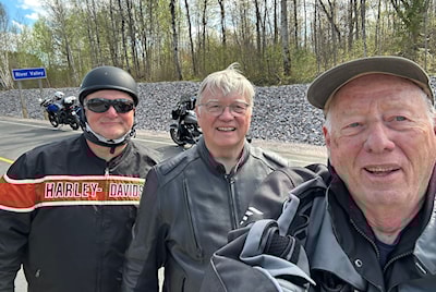 We stopped in River Valley for a break. Roads along the entire trip are excellent.