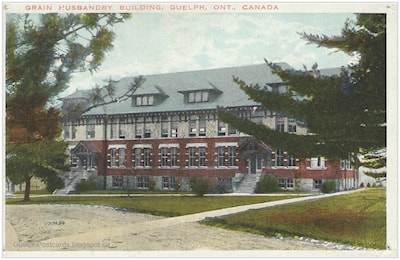 Field Husbandry Building https://guelphpostcards.blogspot.com/2016/05/zavitz-hall.html