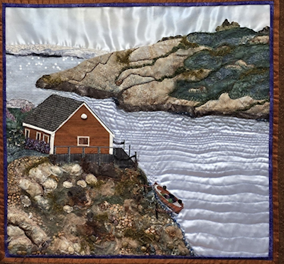 Linda Ritchie's fabric art is on display in Innisfil.
