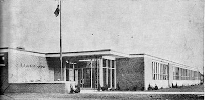 Acton High School, on Acton Blvd -- 1955 Photo Credit: Dills Collection