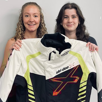 A Ski-Doo jacket donated by St. Onge Recreation