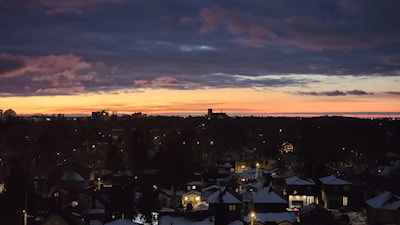 Early morning sunrises from my balcony 