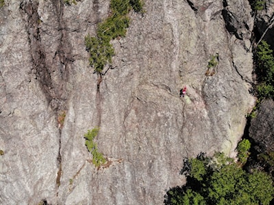 Climbers on James Wall
