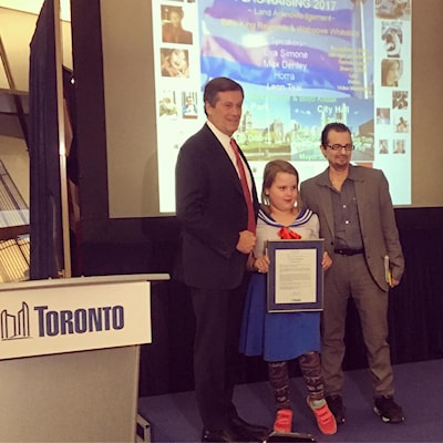 Boyd Kodak, Holly Skinner, Mayor John Tory