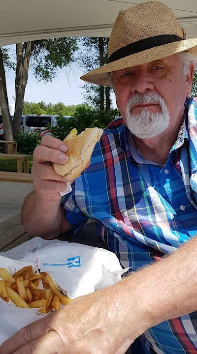 Here I am at Rocky's In Guelph enjoy the first one of the summer. Since 1955