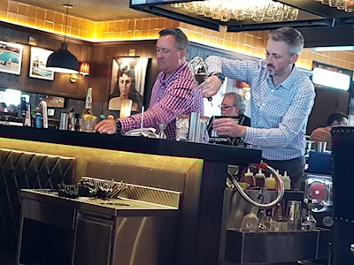 Kevin and Graham are hands on and ready to satisfy your requests.