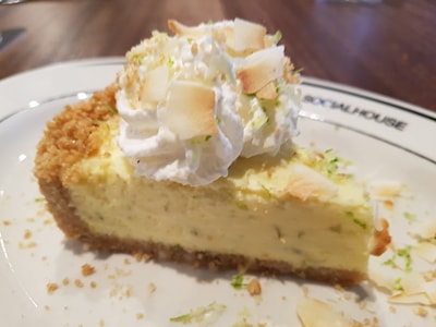 The Key Lime Finish made it a most excellent lunch.
