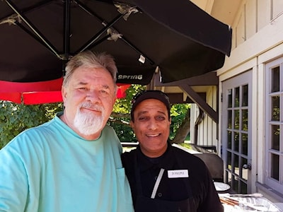 Joseph has made me my birthday hotdog for 2 decades in Stanley Park Vancouver.