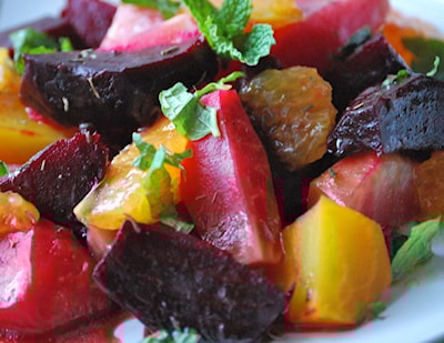 Heirloom Beets love raspberry balsamic vinegar