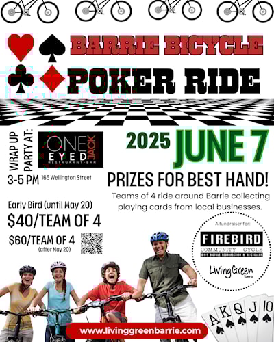 2nd Annual Barrie Bicycle Poker Ride