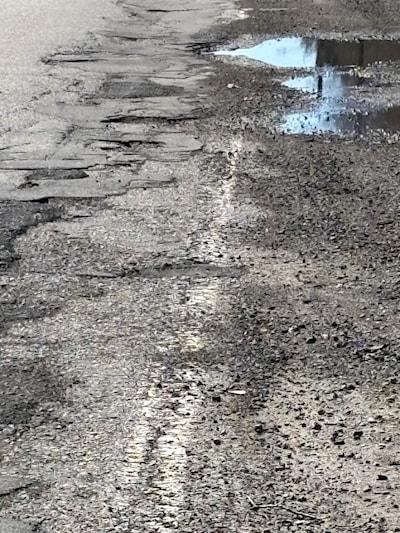If you were still on the paved shoulder you are now doomed !