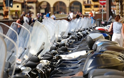 Motorbikes everywhere
