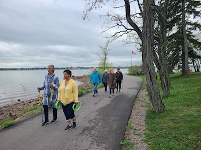 Local women getting together for a walk