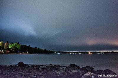 Before Dawn on the Beach Looking into Horseshoe Bay and out over Batchawana Bay - Photo 2 of 4