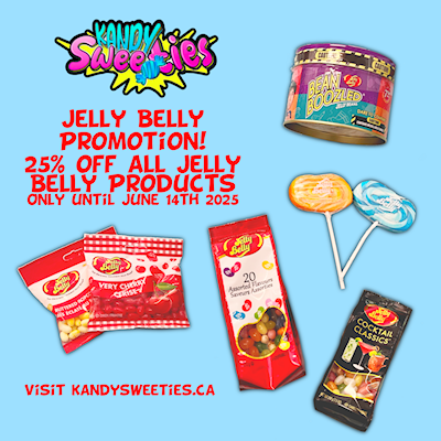 25% Off All Jelly Belly Products at Kandy Sweeties!